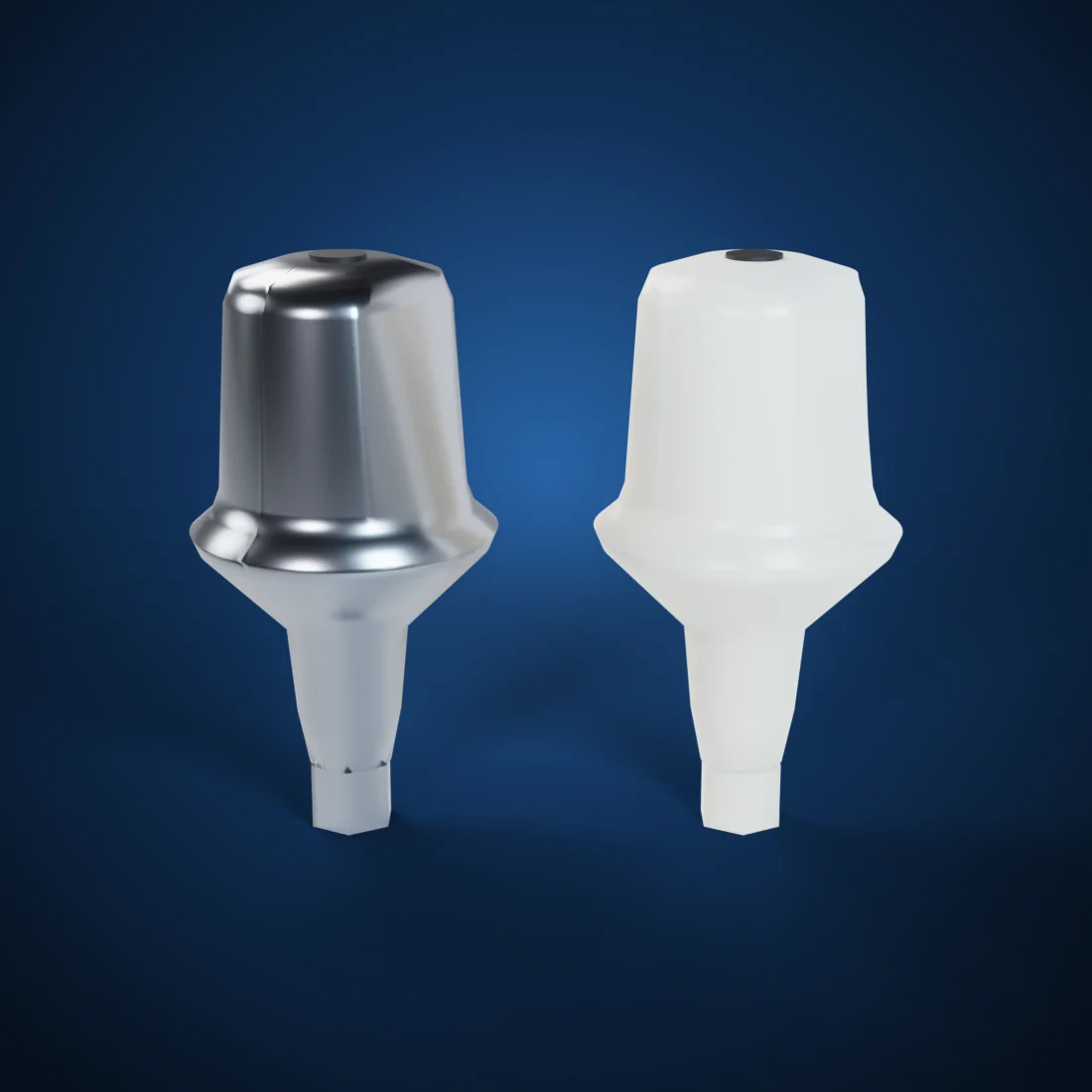 Custom abutments (3D render)
